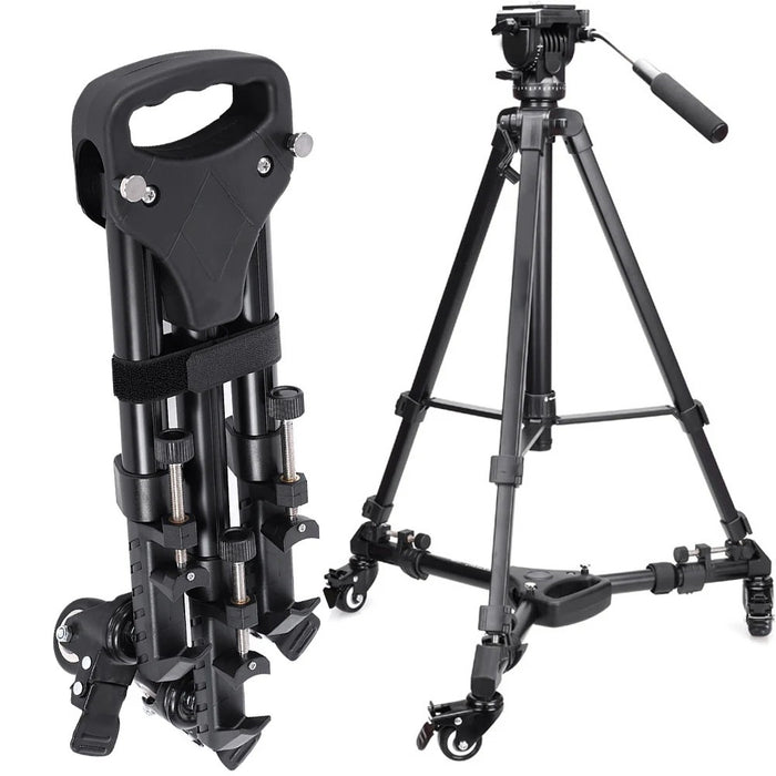 Foldable Camera Tripod Dolly Base
