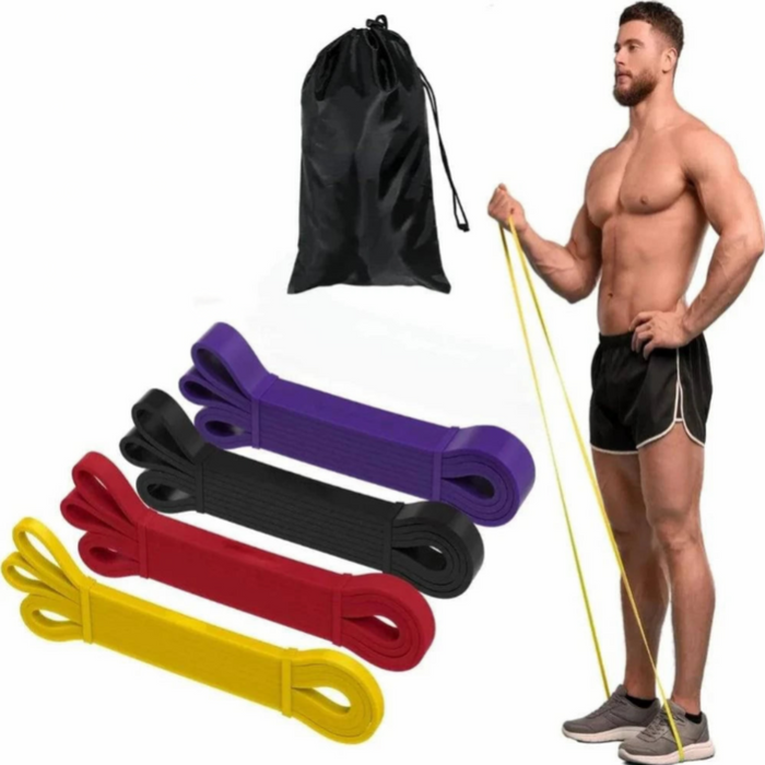 Durable Resistance Bands Set (4 pcs)