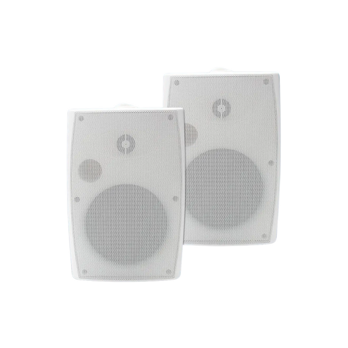 Wall Mounted Outdoor Speakers 2 Way 6.5" Set (2 Pack)