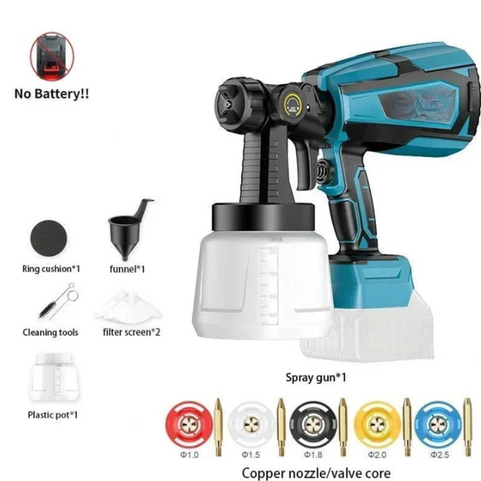 48V Cordless Paint Sprayer Compatible Makita