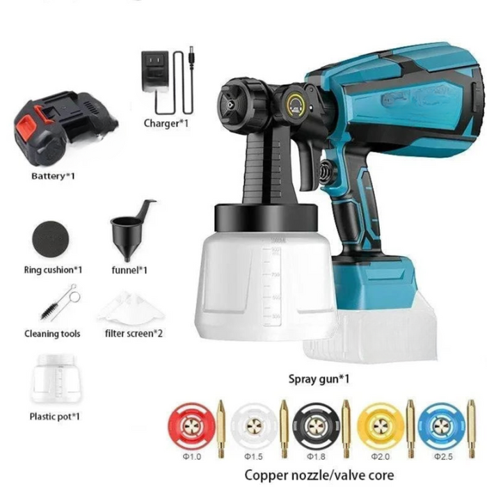 48V Cordless Paint Spray Gun 1000mL