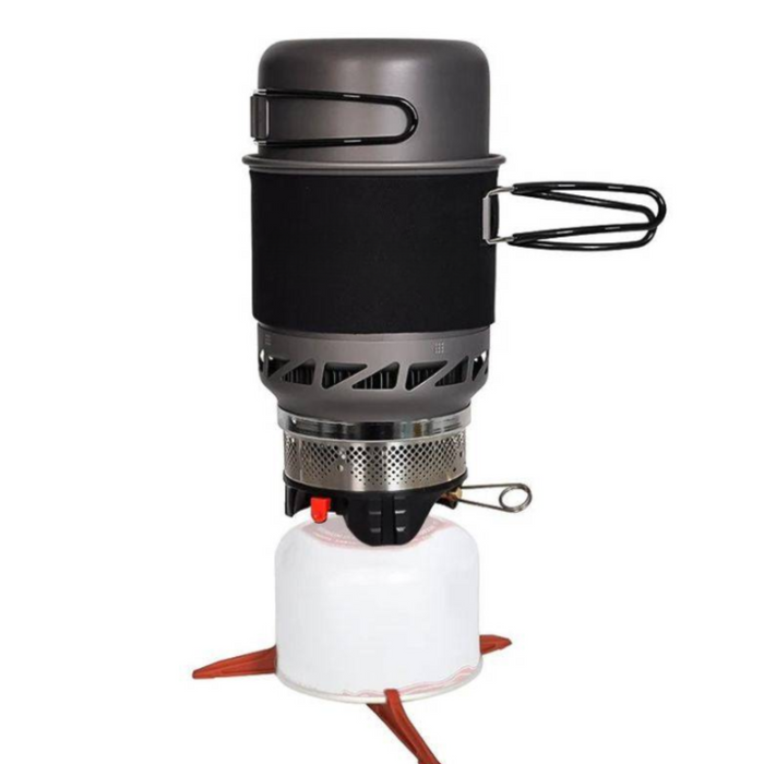 Camping Cookware Set with Heat Exchanger