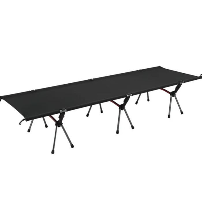 Black Portable Camping Bed Cot