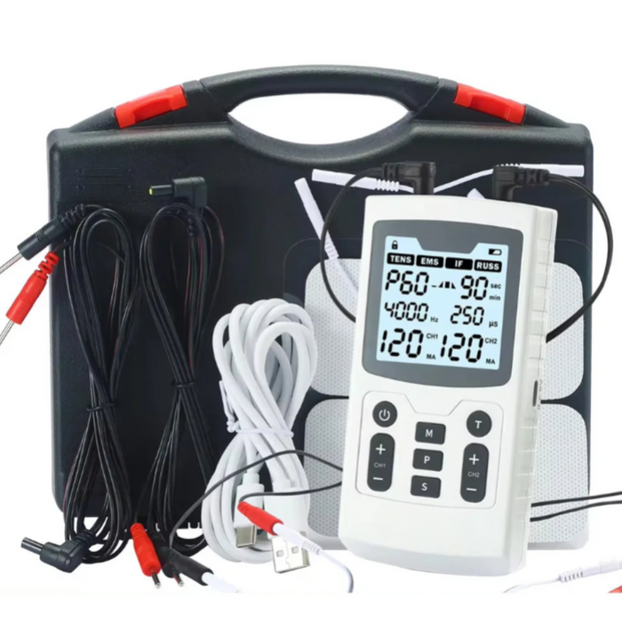 Electric Muscle Stimulator - White Adjustable