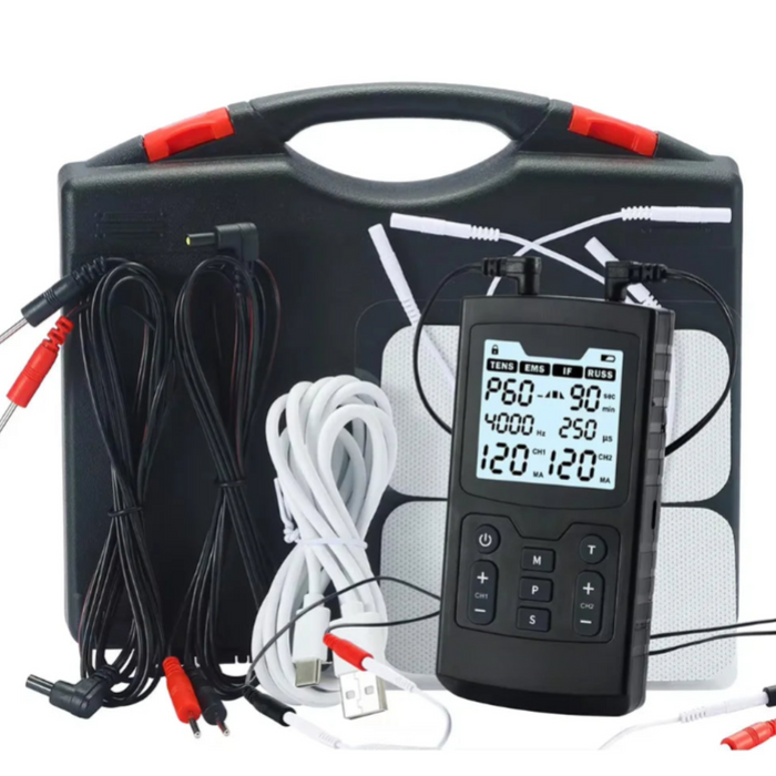 Electric Muscle Therapy Stimulator Black