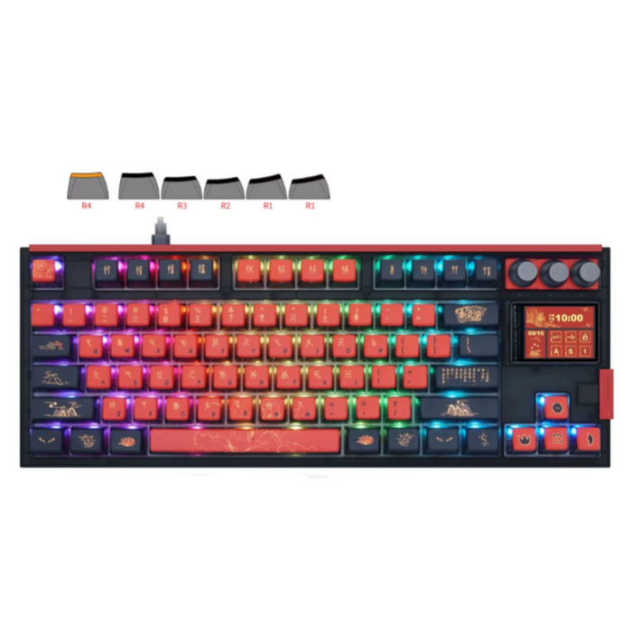 Jiuwe Rose Sea-Blue Wireless Gaming Keyboard