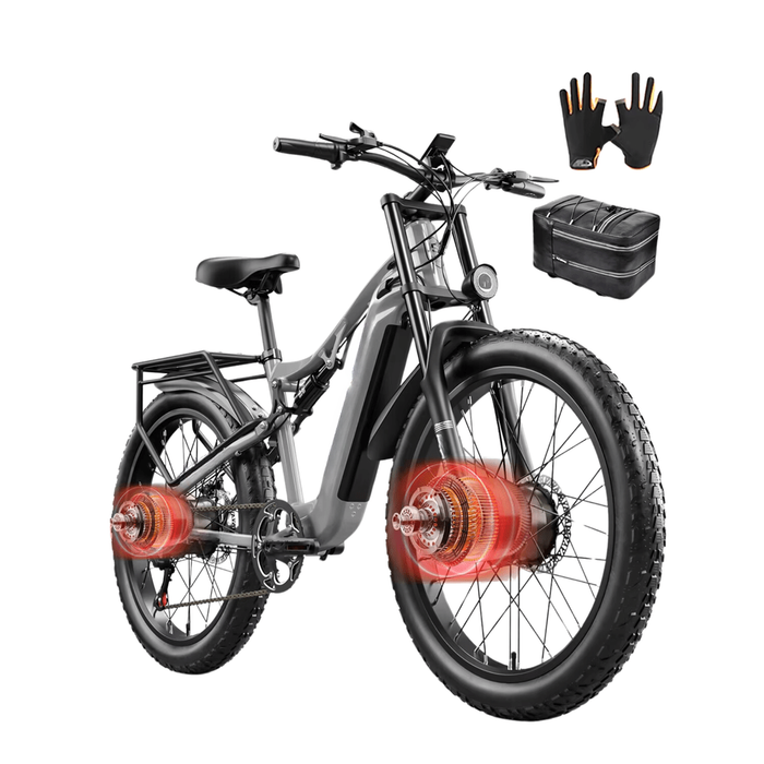 S600 Electric Mountain Bike 2000W Dual Motor