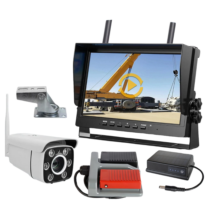 10.1" IPS Monitor with 30X Zoom Camera for Cranes