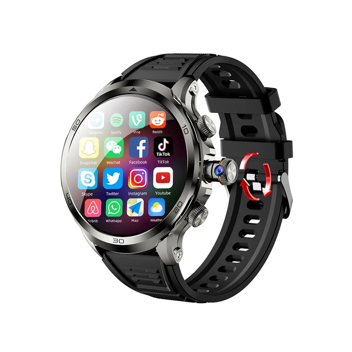Android Sports Smartwatch with GPS, SIM & Power Bank