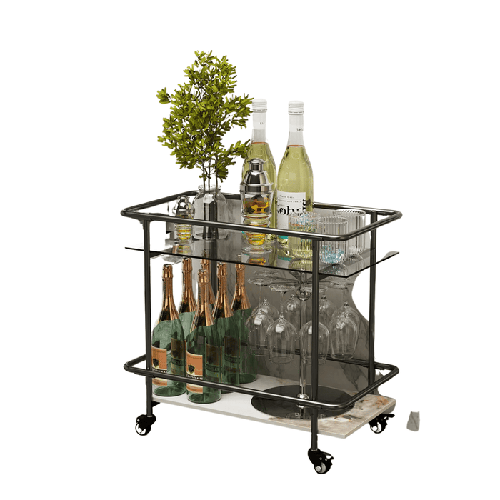 Metal-Glass-Drinks-Trolley-Cart-Contemporary-Design-for-Serving-Beverages
