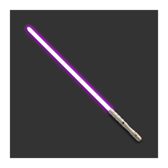 Heavy Duel Lightsaber with Gold Handle, perfect for intense lightsaber duels and cosplay events, featuring a vibrant pink blade and durable construction