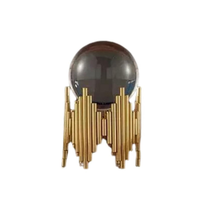 Bamboo Fungus Short Style Crystal Ball Decoration in Modern American Design