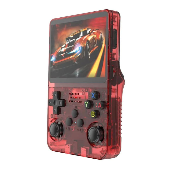 Retro Handheld Game Console 3.5" IPS Screen 64GB Storage Red