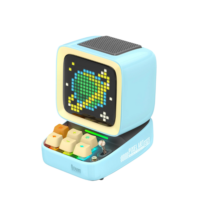 Portable Smart Speaker with Games and Clock Display