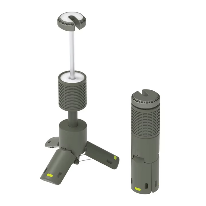 Adjustable LED Outdoor Camping Waterproof Lantern - Green