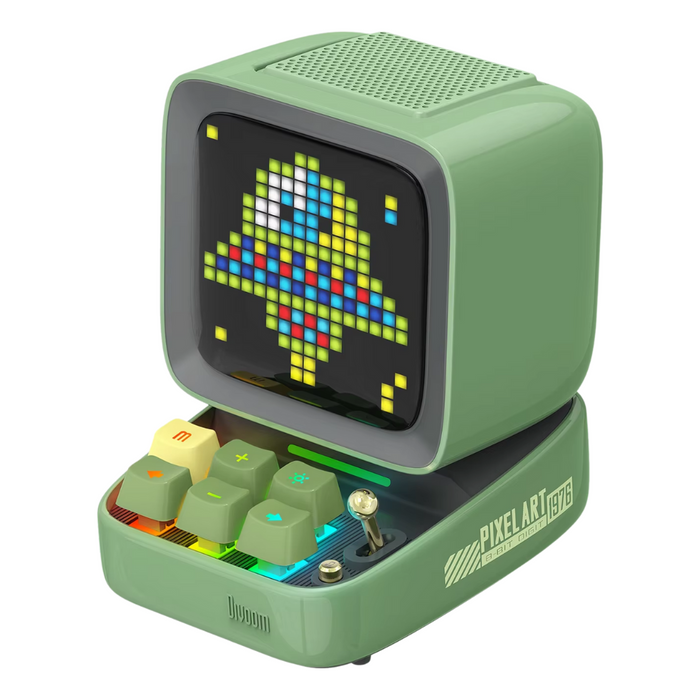 Bluetooth Speaker with Pixel Art Display