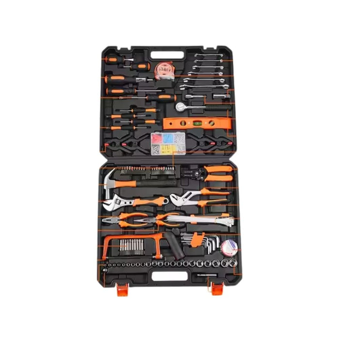 A comprehensive 216-piece home repair tool kit in a portable case for DIY and maintenance