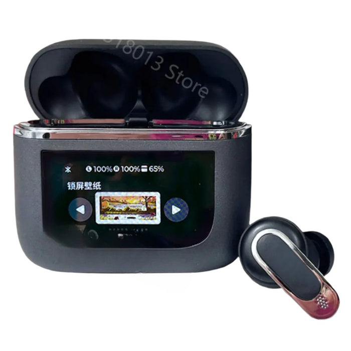 Black Bluetooth True Wireless Earbuds Stereo