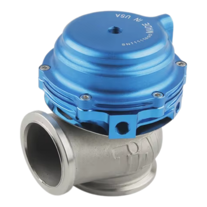 Water Cooled External Turbo Wastegate Flange Blue