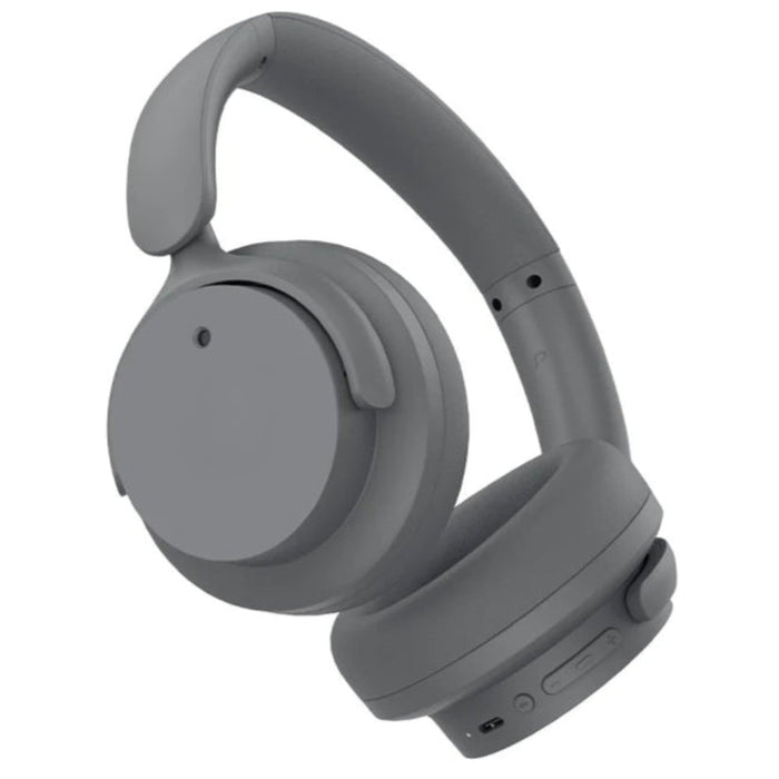 Grey ANC Bluetooth Headphones 75H Battery
