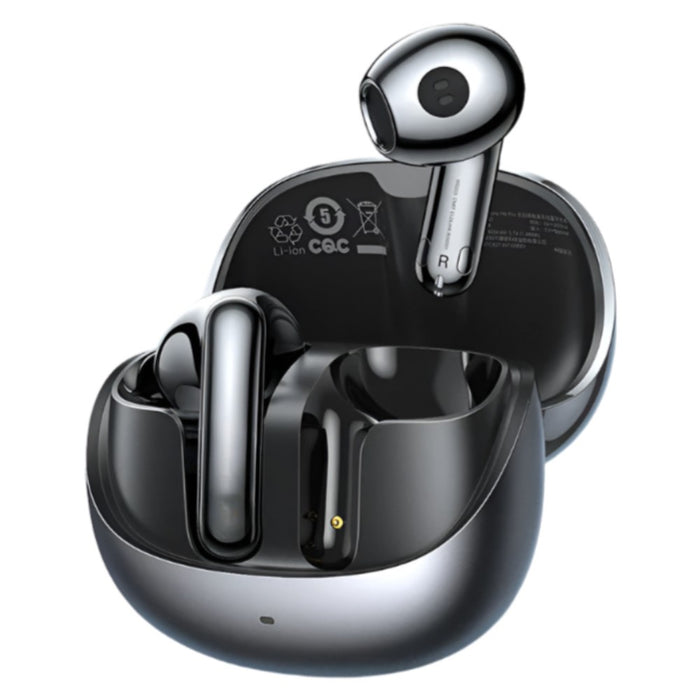 Silver-Gray Adaptive ANC Bluetooth Earphones