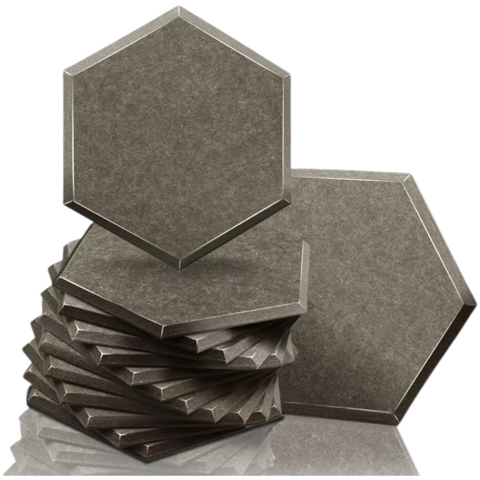 High-density soundproofing panels reducing noise and reverberation