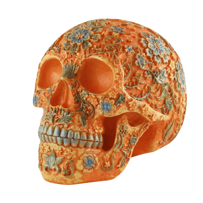 Modern Resin Skull Statue Retro Home Decor, Creative Art Carving, Halloween Gifts, Sculptures (003) 100cm length 23cm width high-quality resin retro and creative skull sculpture perfect for adding a unique touch to your home modern with a vintage touch standout piece in any setting