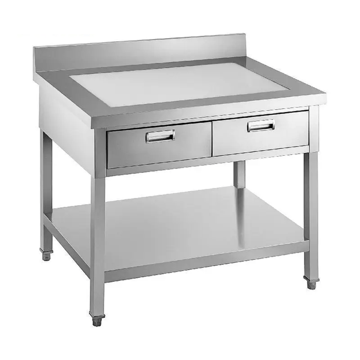 Versatile Stainless Steel Kitchen Work Prep Table with Wide Application and Easy Assembly
