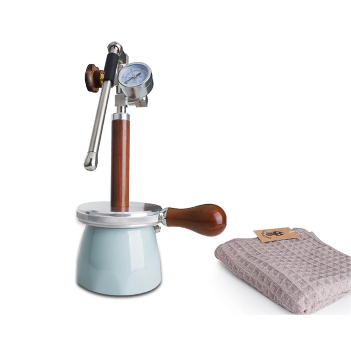 Stovetop Milk Foam Maker with Wood Valve Handle