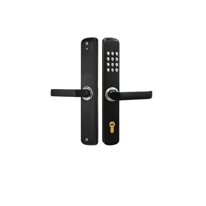 Stainless Steel Outdoor Door Lock – Keypad & Key Access