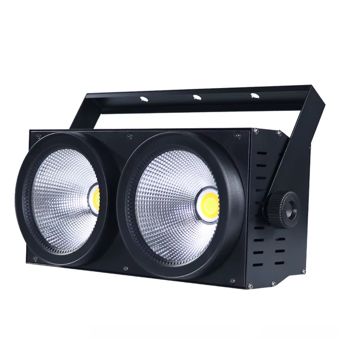 220W LED 2-in-1 COB Flood Blinder Lighting with Cool & Warm White Switching Ability