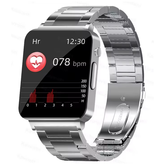 1.72" AMOLED Smartwatch with ECG and Blood Sugar Monitor