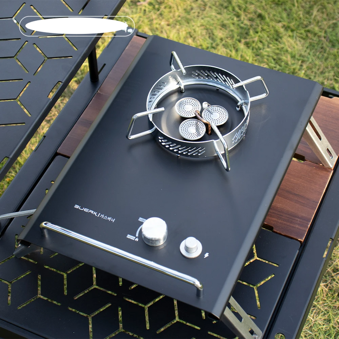 Portable 8000W Gas Stove for Outdoor Cooking and BBQ