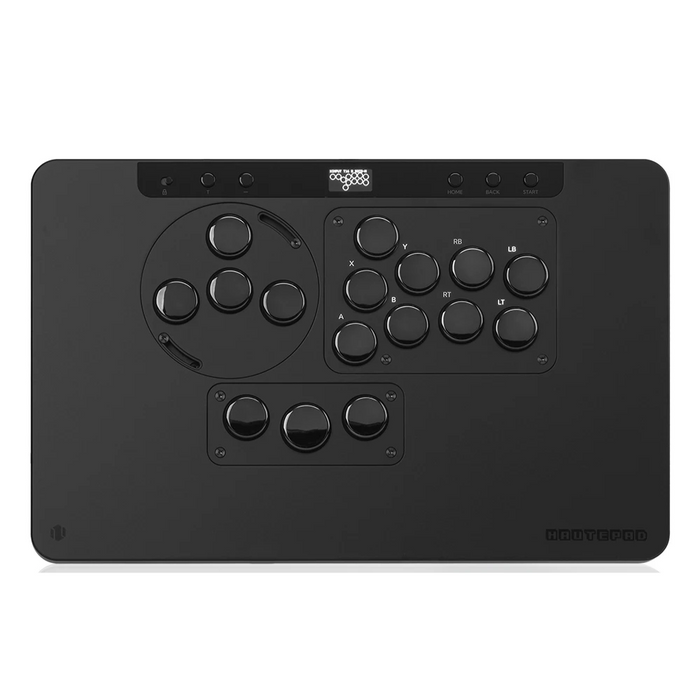 Stickless Fightstick Controller with Modular Switches and RGB