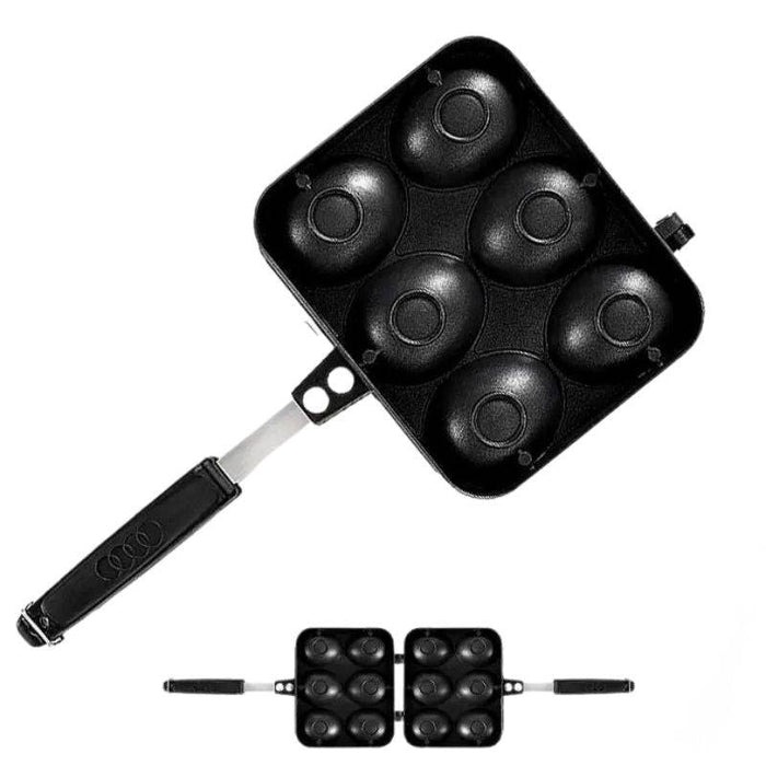Smiley Face Egg Loaf Pan, Non-Stick 20cm Baking Mold, Gas-Safe Cookware for fun and easy baking