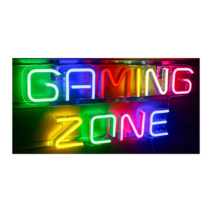 USB-powered LED neon sign with premium acrylic construction