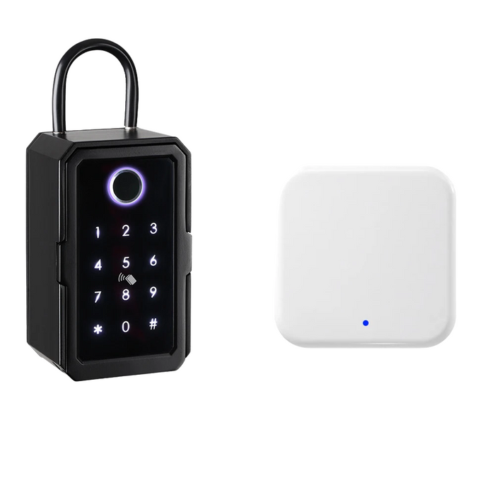 Smart Outdoor Key Safe with Fingerprint & App Control