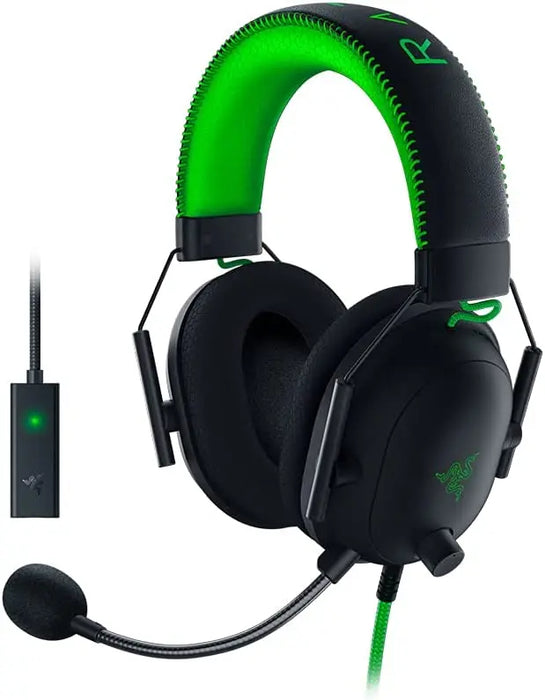 Wired Gaming Headset with USB Sound Card and Noise Cancellation, BlacksharkV2 SE