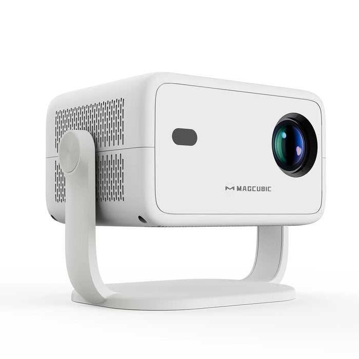 Compact Smart Projector with Keystone Correction & Dual-Band WiFi