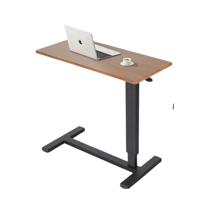 Large Rolling Overbed Laptop Desk Height Adjustable Table Stand for Hospital Bedside Tray - FLUXA