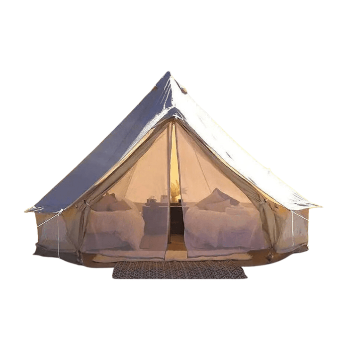Waterproof Cotton Canvas Bell Tent - 4 Seasons Outdoor Camping Tent