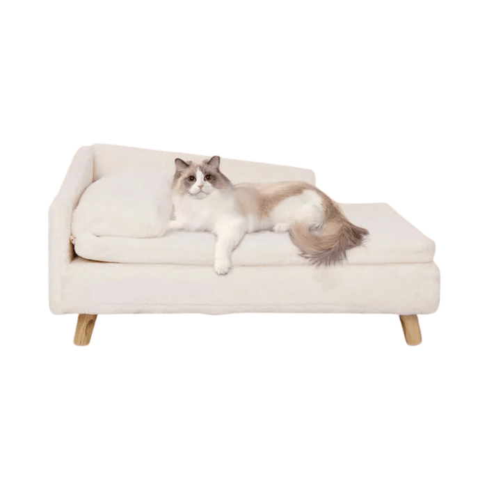 L-Shape Cat and Dog Sofa Bed - A stylish and comfortable pet bed for your furry friends to lounge and relax on