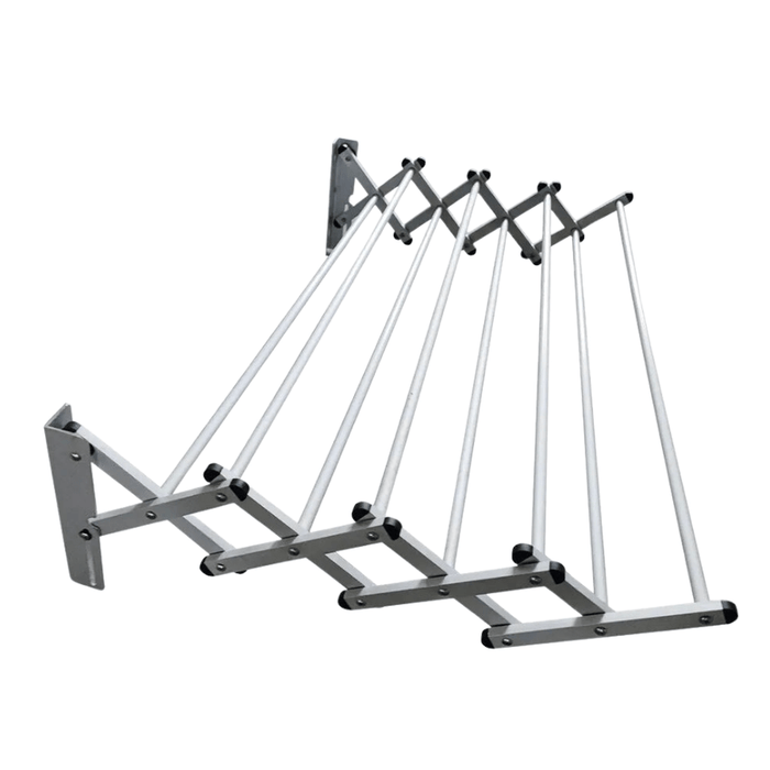 Robust Wall Mounted Folding Clothes Rack Stable Dry - FLUXA