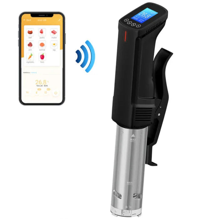 Wi-Fi Sous Vide Precision Cooker with Stainless Steel Housing and Temperature Control