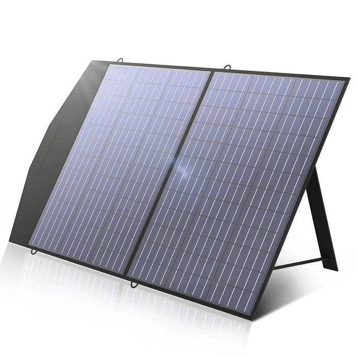 Portable Waterproof Foldable Solar Panel for Camping RV Garden Roof (18V 100W) - FLUXA