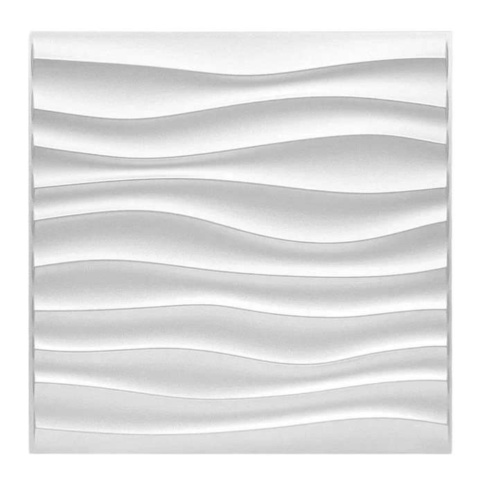3D Wave Diamond Wall Panels Set