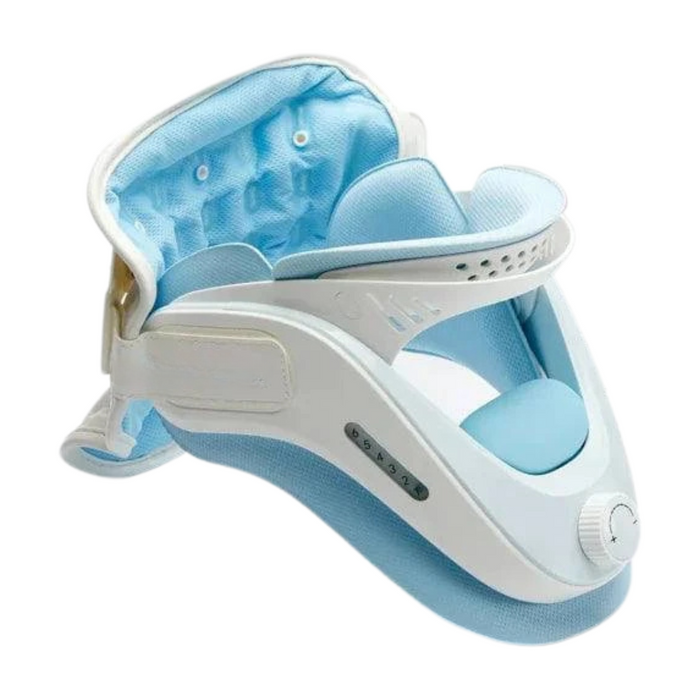 Blue Inflatable Neck Traction Support