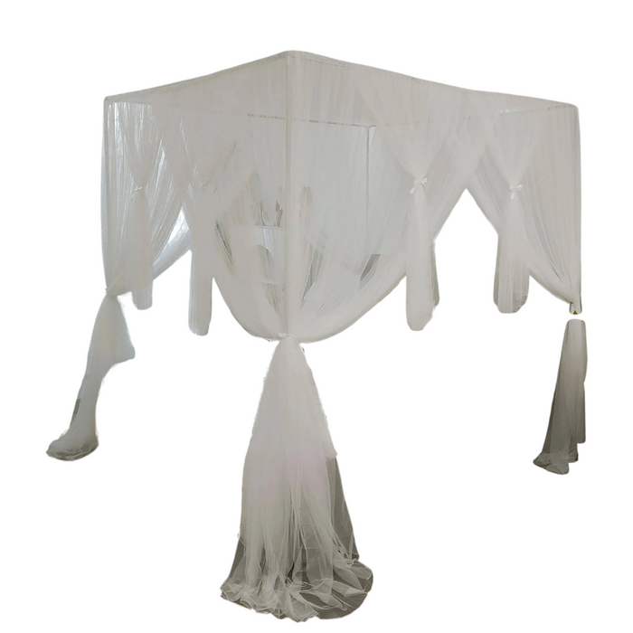 Twin Four Corner Mosquito Canopy Set