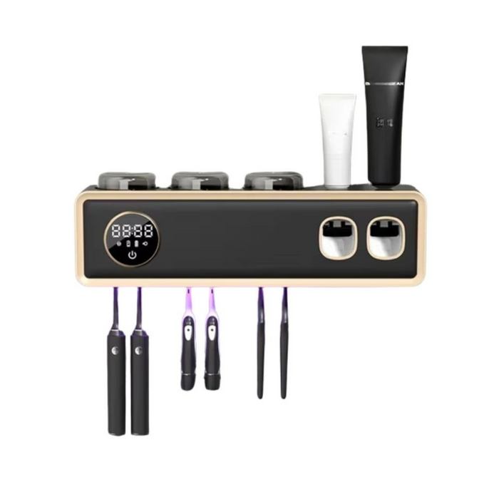 Black UV Sterilizing Toothbrush Holder