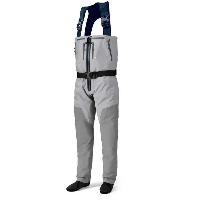 Waterproof Breathable Chest Waders Grey XS